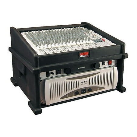 Gator GDJ-8X4 Slant Top DJ Mix Station Rack Case