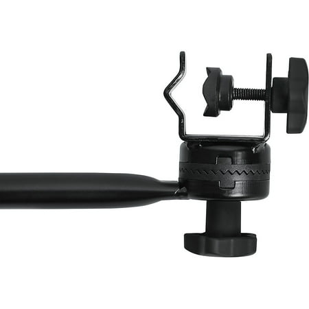 Gator Frameworks Adjustable Clamp-On Angled Mini Interlocking Design 9 Inch Boom Arm (GFW-MIC-CLMPBM9)