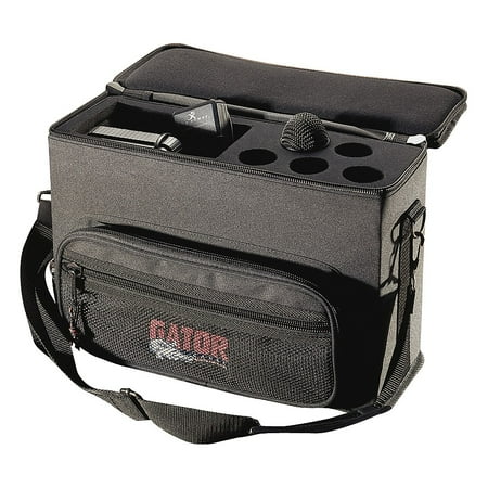 Gator Cases GM-5W Portable Mic Bag For Five (5) Wireless Microphone System New