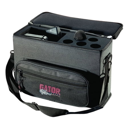 Gator Cases GM-5W Portable Mic Bag For Five (5) Wireless Microphone System New