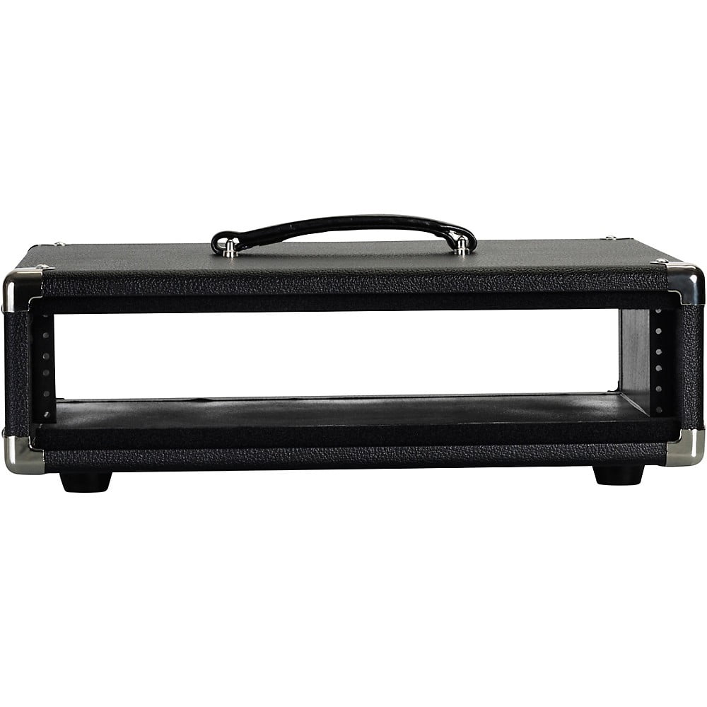 Gator GR-RETRORACK-4BK Vintage Amp Vibe Rack Case - 4U Black | Sweetwater