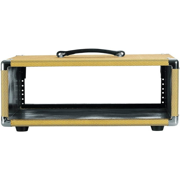 Gator GR-RETRORACK-3 Vintage 3U Amp Vibe Rack Case Tweed