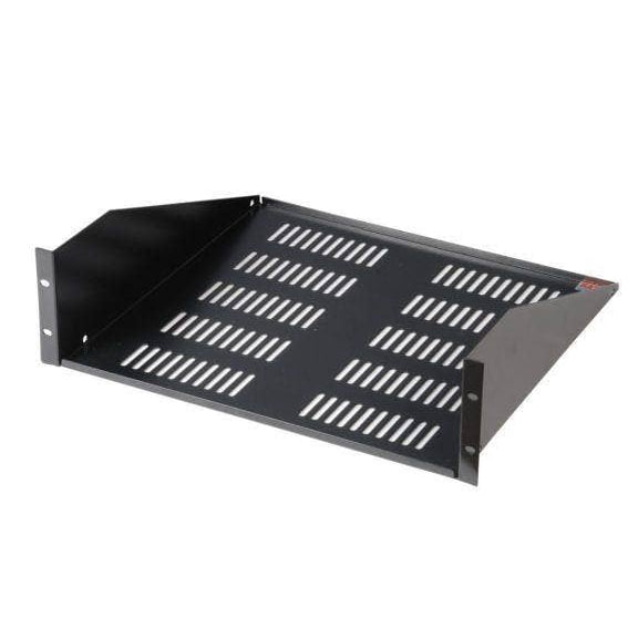 Gator GRW-SHELFVNT3 Rackworks Vented Utility Shelf, 17" Deep; 3U