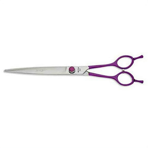 Gator Gear Professional Quality Dog Grooming Shears Adjustable Reversible Purple(8.5 Inch Straight)