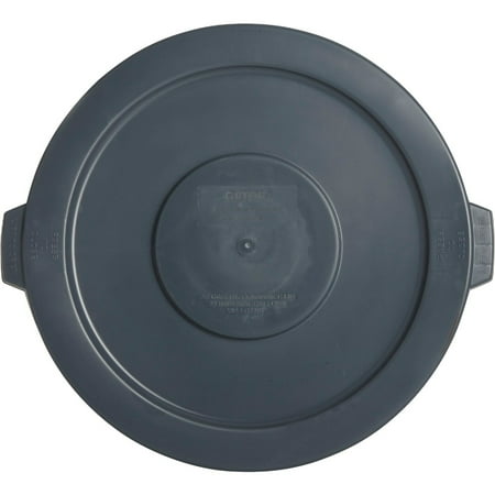 Gator Trash Can Lid Drum Cover - Polyethylene Resin - 32 Gal, Gray, Replacement Lid — Residential Use, Standard Application