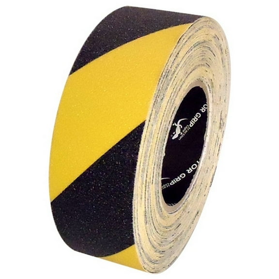 Gator Grip Premium Black/Yellow Non-Skid Tape 2" X 20 Yard Roll