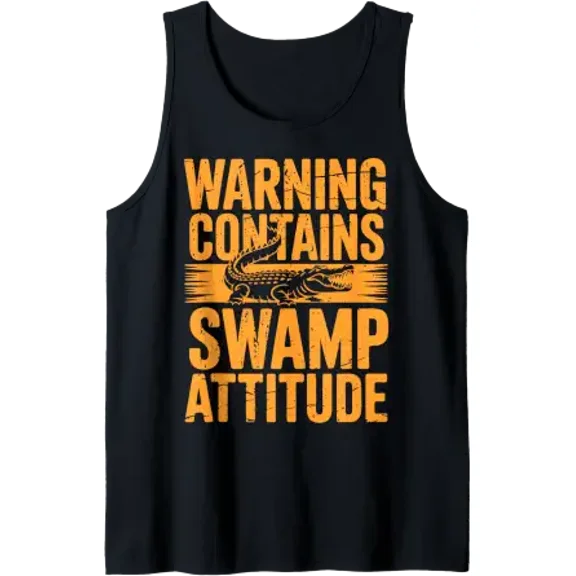 Gator Hunter Alligator Hunting Tank Top Size S-3XL