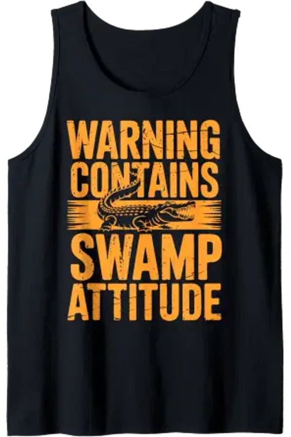 Gator Hunter Alligator Hunting Tank Top Size S-3XL