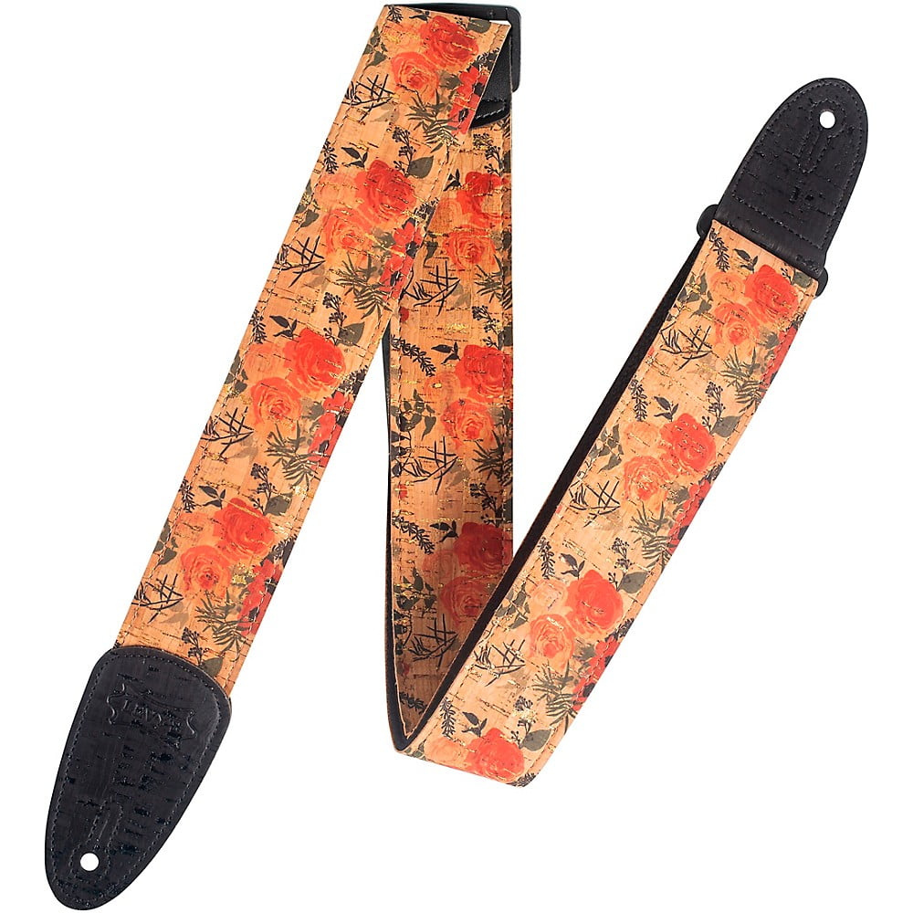 Gator MX8 2 inch Wide Cork Guitar Strap Cream