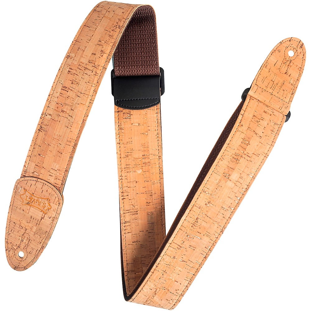 Gator MX8 2 inch Wide Cork Guitar Strap Natural