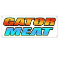 thumbnail image 1 of Gator Meat 13 oz Vinyl Banner With Metal Grommets, 1 of 5