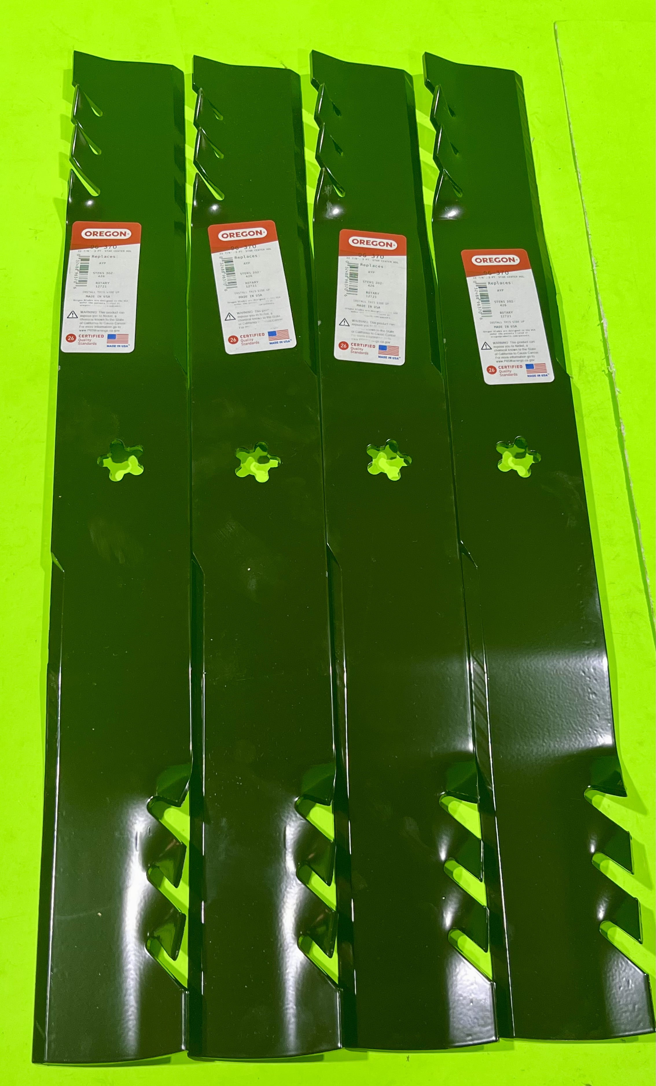 Gator Mulching Blades Deck Craftsman Poulan And Husqvarna Blades Walmart Com