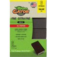 Gator MultiSurface Sanding Sponge, 3" x 4" x 1", Extra Fine/Fine Grit