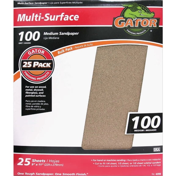 Gator Multi-Surface Sandpaper - Single Pack