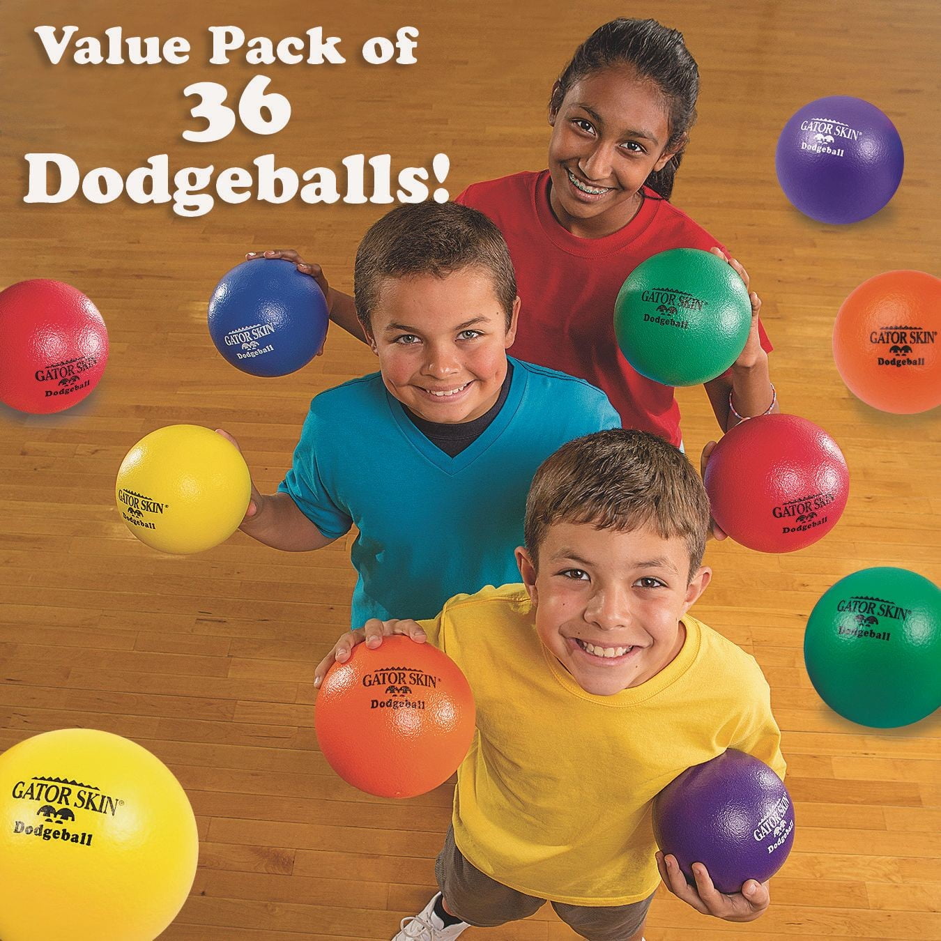 Gator Skin® Dodgeballs, 6" (Case of 36)