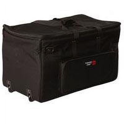 Gator - Small Drum Bag w/ Wheels and Divider System for Electronic Drum Set - Black