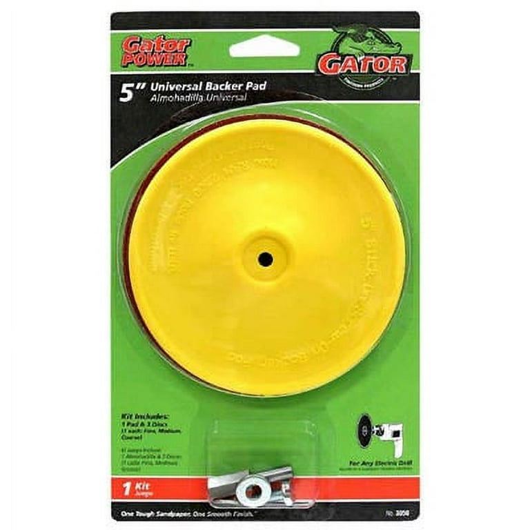 Gator 5-In Stick-On Sanding Disc Kit Gator 5-In Stick-On Sanding Disc Kit