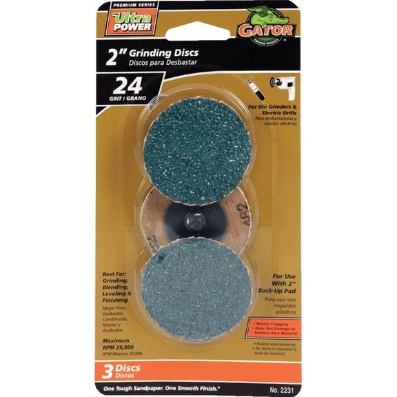 Gator Surface Conditioning Sanding Disc - Pack of 2 Residential Use, Standard Application