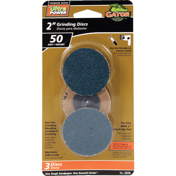 Gator Surface Conditioning Sanding Disc - Pack of 2 Residential Use, Standard Application