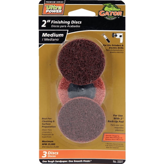 Gator Surface Conditioning Sanding Disc - Single Pack Residential Use, Standard Application
