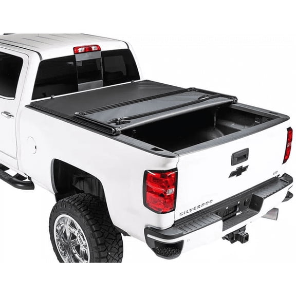 Gator GSF0136 Tri-Fold Pro Tonneau Cover Fits 2019-2022 Chevy Silverado 1500/ GMC Sierra 1500 New Body Style 6'6" Bed