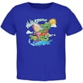thumbnail image 1 of Gator and Turtle Wave Riders Toddler T Shirt Royal 3T, 1 of 1
