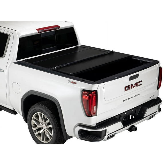 Gator by RealTruck FX Aluminum Hard Folding Tonneau Cover Fits 2020-2024 Dodge Ram w/ MFTG 5'7" Bed