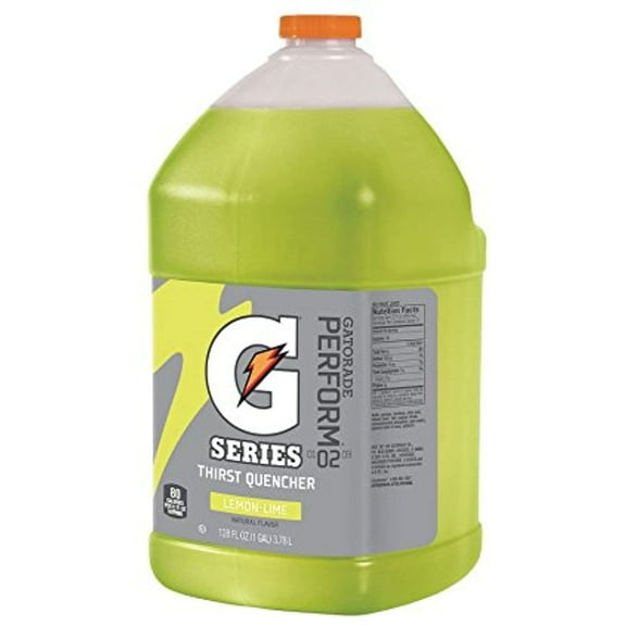 Gatorade 1 Gallon Liquid Concentrate Bottle Lemon Lime Electrolyte Drink - Yields 6 Gallons