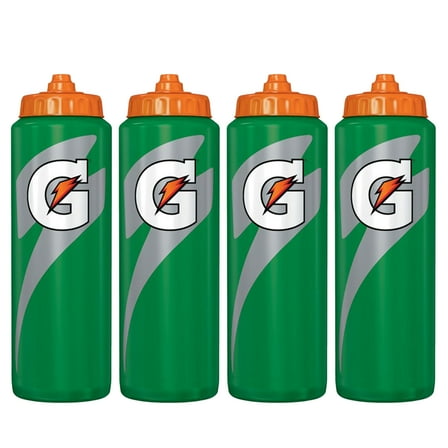 Gatorade 28 oz Squeeze Bottle, 4 Count