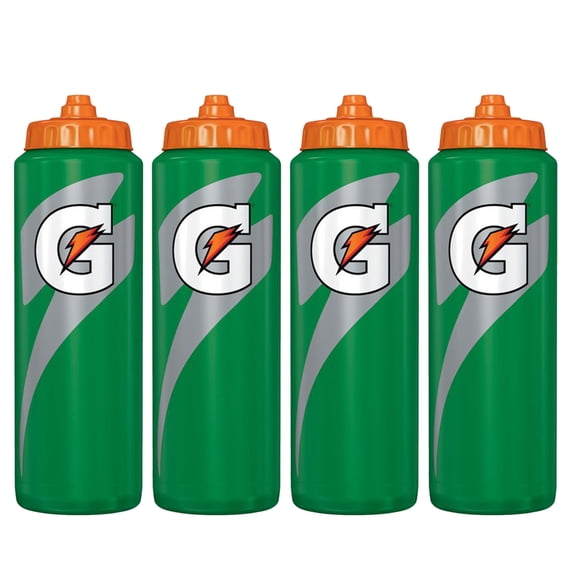 Gatorade 28 oz Squeeze Bottle, 4 Count