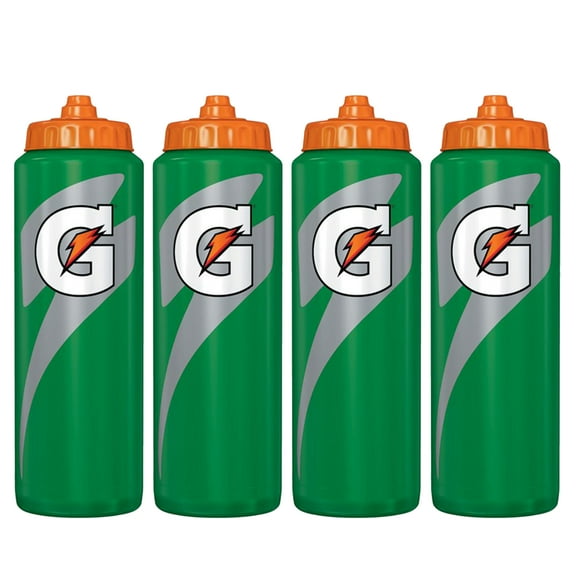 Gatorade 28 oz Squeeze Bottle, 4 Count