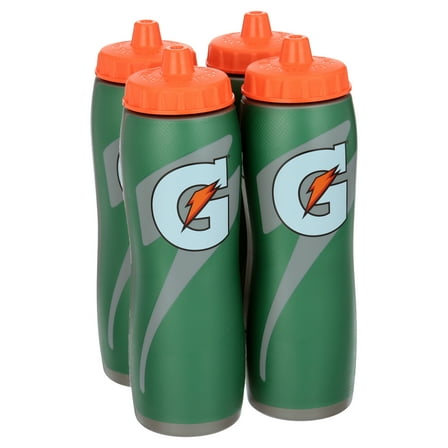 Gatorade 32 oz Gatorskin Squeeze Bottle, 4 Count