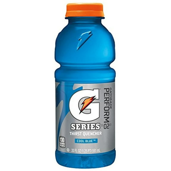 Gatorade Sports Drink Liquid Cool Blue 20 oz., PK24
