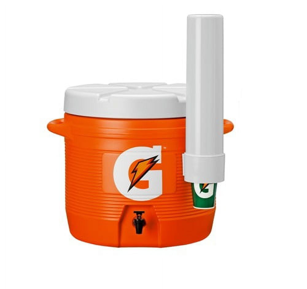 Gatorade 7 Gallon Orange And White Dispenser Cooler With Fast Flow