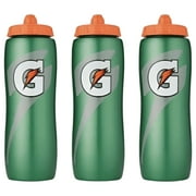 Gatorade BPA Free 32 oz Green Plastic Water Bottle 3 Count
