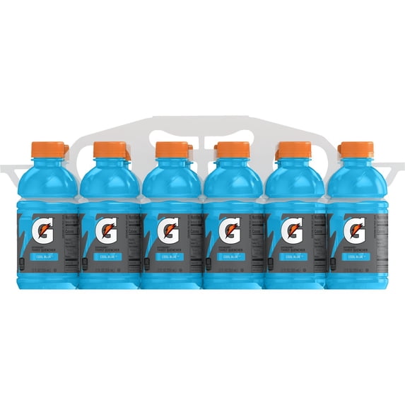 Gatorade Cool Blue Flavored Sports Drink - 12 Pack, 12 fl oz bottle 12 x 12 fl oz
