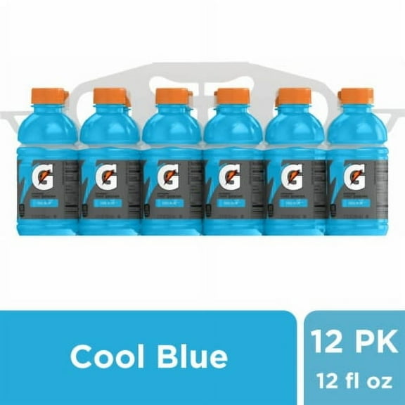 Gatorade Cool Blue Sports Drink Mini Multipack Bottles 12 bottles / 12 fl oz - Pack of 2