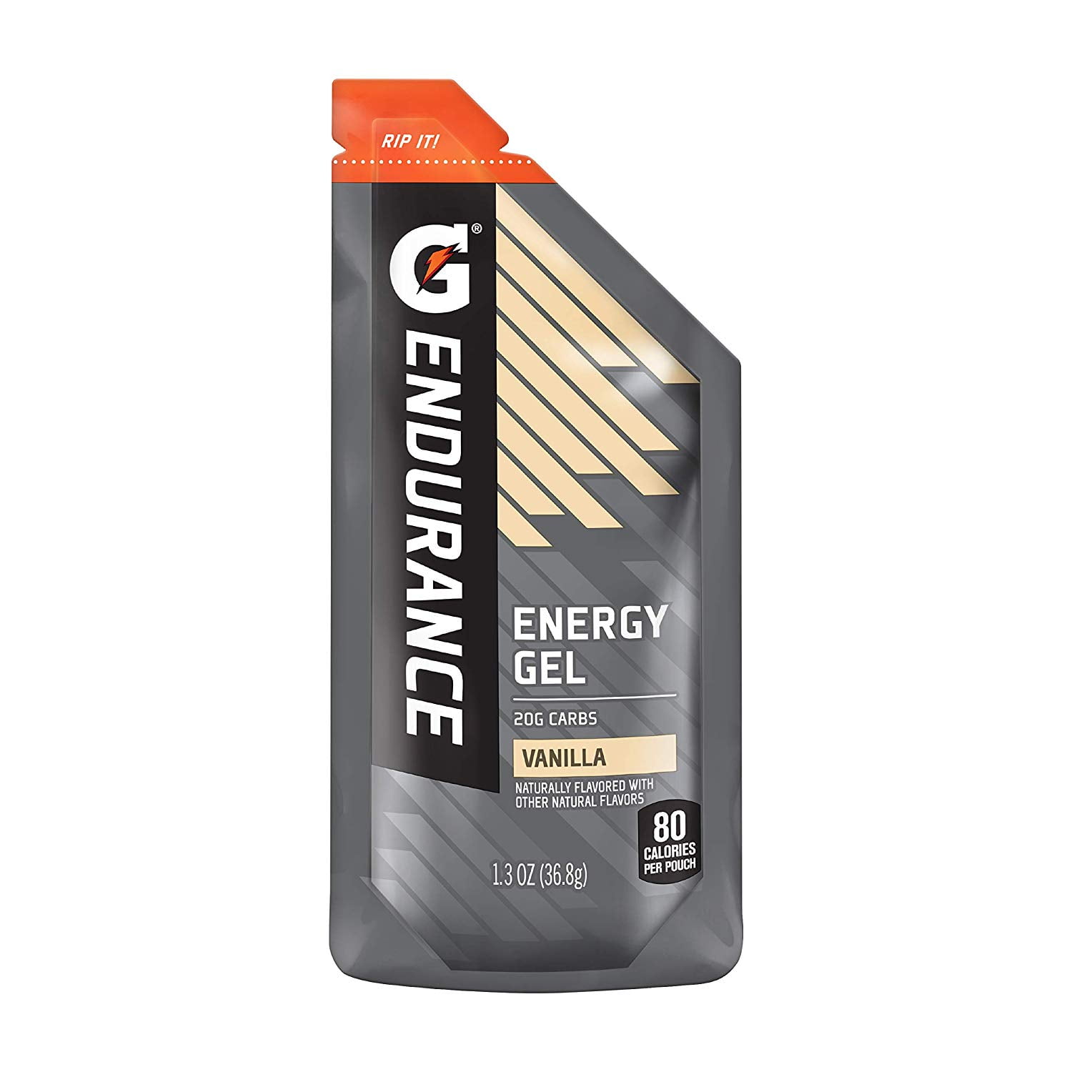 Gatorade Endurance Vanilla Energy Gel, 1.3 oz Pouches, 21 Pack