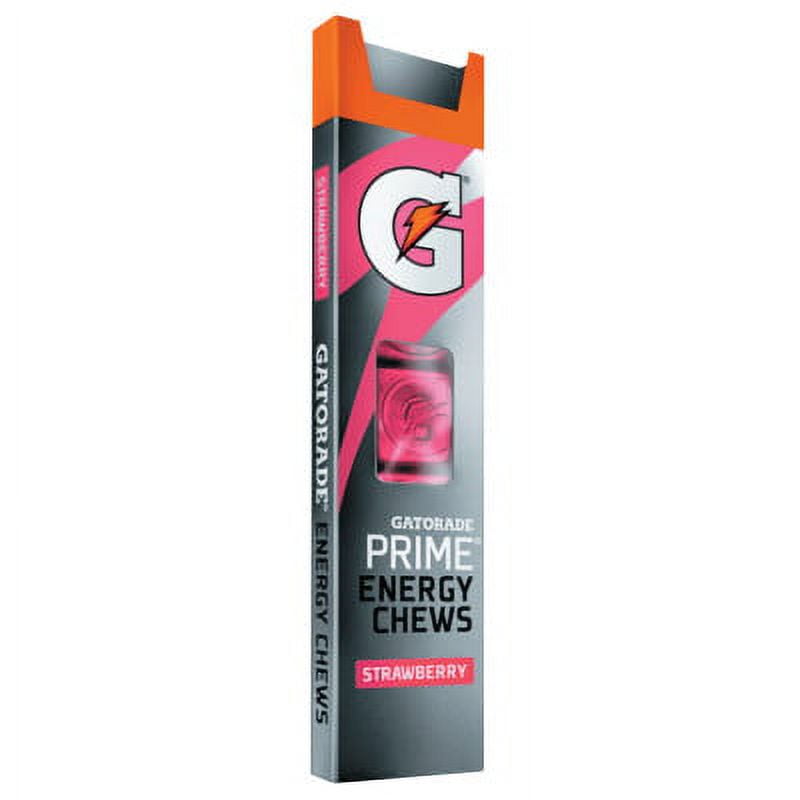 Gatorade Energy Chews, Strawberry, Sleeve 1 CA (30810249)