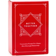 BETTER TOGETHER Couples Conversation Cards Game 150 Romantic & Deep Questions for Date Night Relationship Building Card Game Anniversary, Bridal Shower, Valentine s Gift