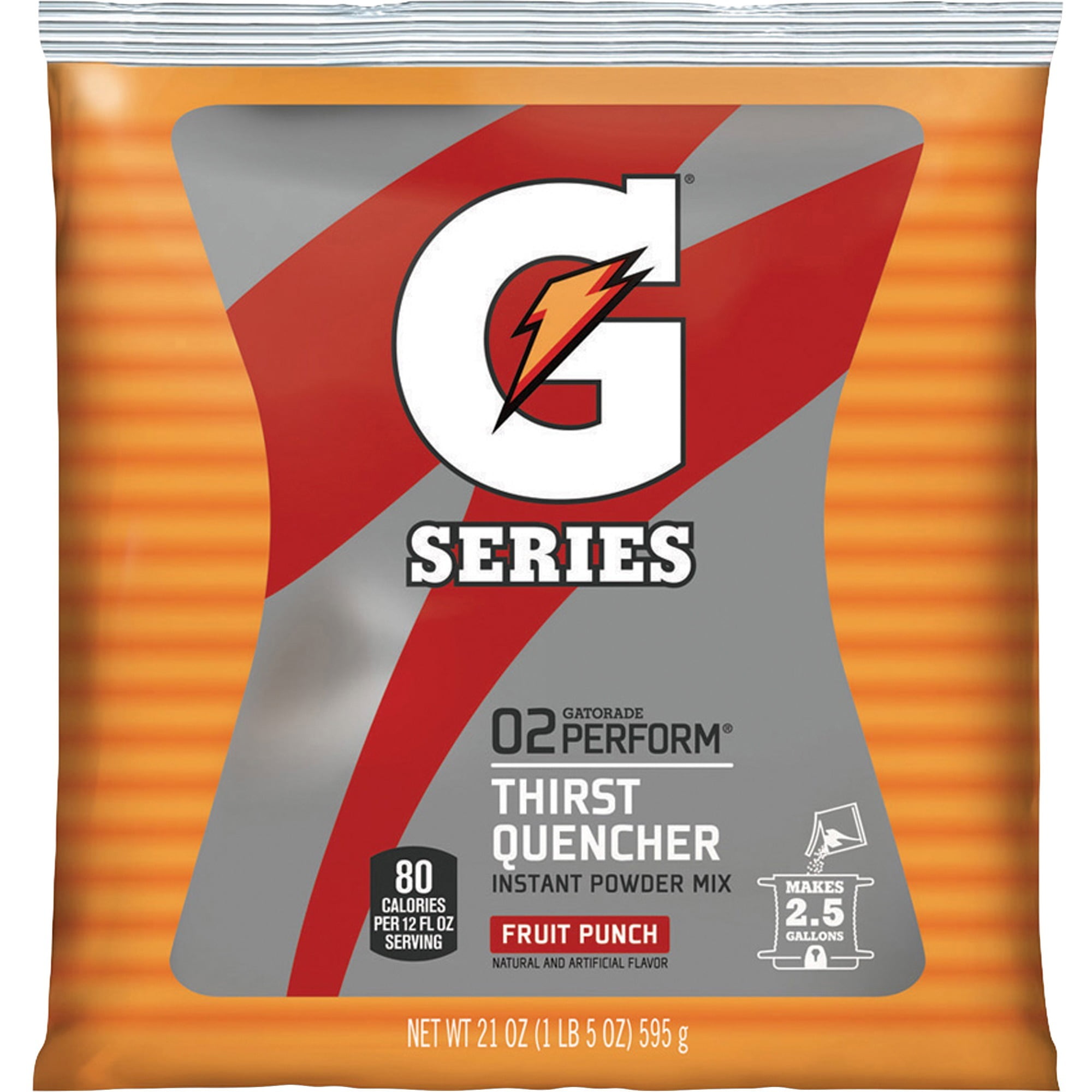Gatorade Orange Thirst Quencher Powder Mix - Powder - 1.31 lb - 2.50 gal Maximum Yield - Pouch - 32 / Carton Gatorade Orange Thirst Quencher Powder Mix - Powder - 1.31 lb - 2.50 gal Maximum Yield - Pouch - 32 / Carton