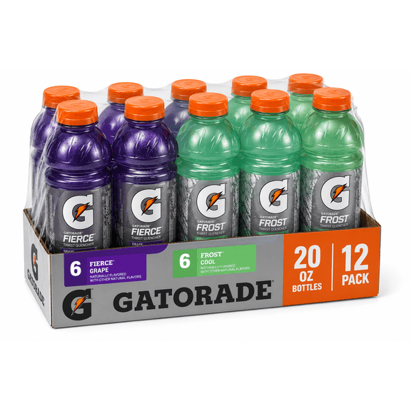 Gatorade Frost Variety Pack Electrolyte Blend 12 Count 20 fl oz Bottles