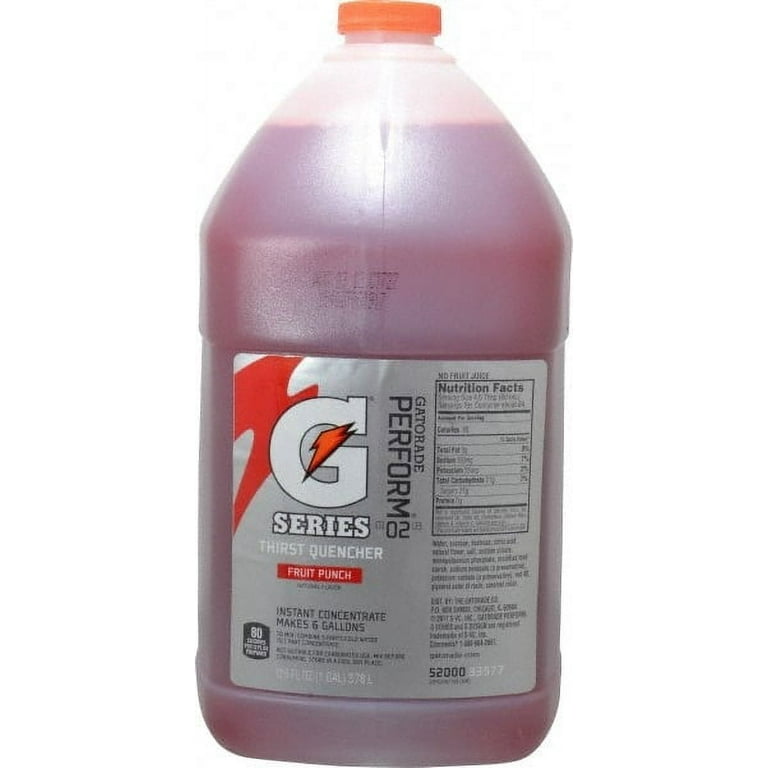 Gatorade Fruit Punch Flavored Sports Drink 1 Gallon Concentrate