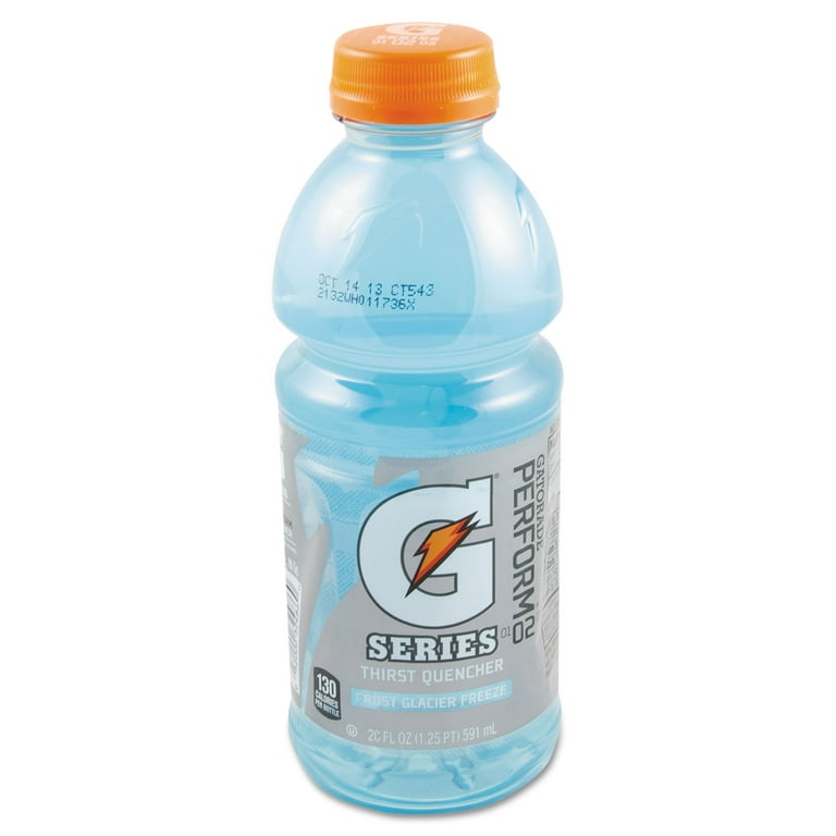 Gatorade Frost Glacier Freeze Thirst Quencher Sports Drink, 20 oz, 8 Pack  Bottles 