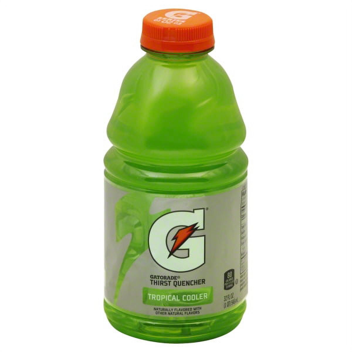 Gatorade G Thirst Quencher Tropical Cooler Sports Drink, 32 fl oz, 1 ...