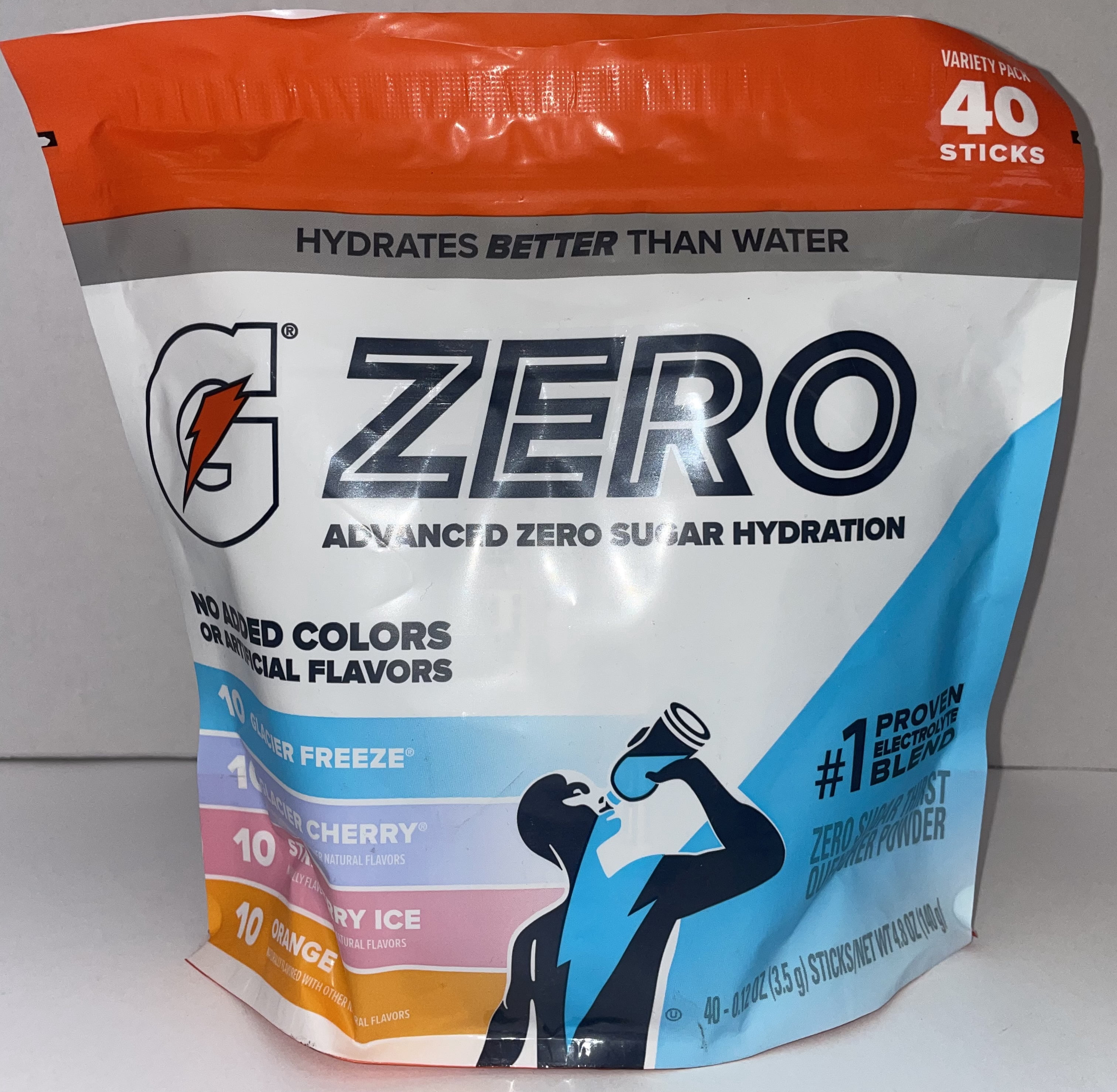 Gatorade G Zero Powder Variety Pack (40 ct.)