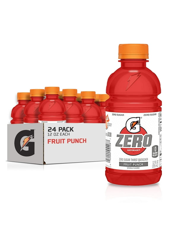 Gatorade Gatorade G Zero Thirst Quencher, Fruit Punch, 12 Ounce, 24 Count, 24 Count