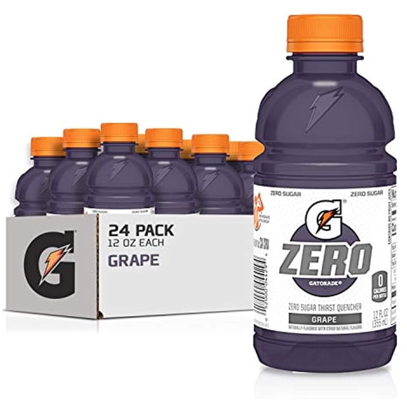 Gatorade Gatorade G Zero Thirst Quencher, Grape, 12 Ounce, 24 Count, 24 Count