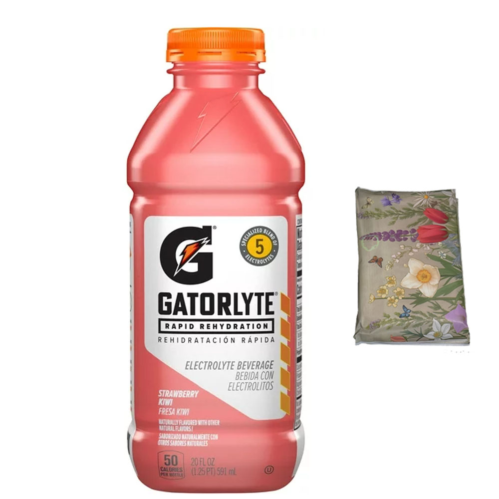 Gatorade Gatorlyte, Strawberry Kiwi Sports Drinks, 20 fl oz Bottle Rapid Rehydration Electrolyte