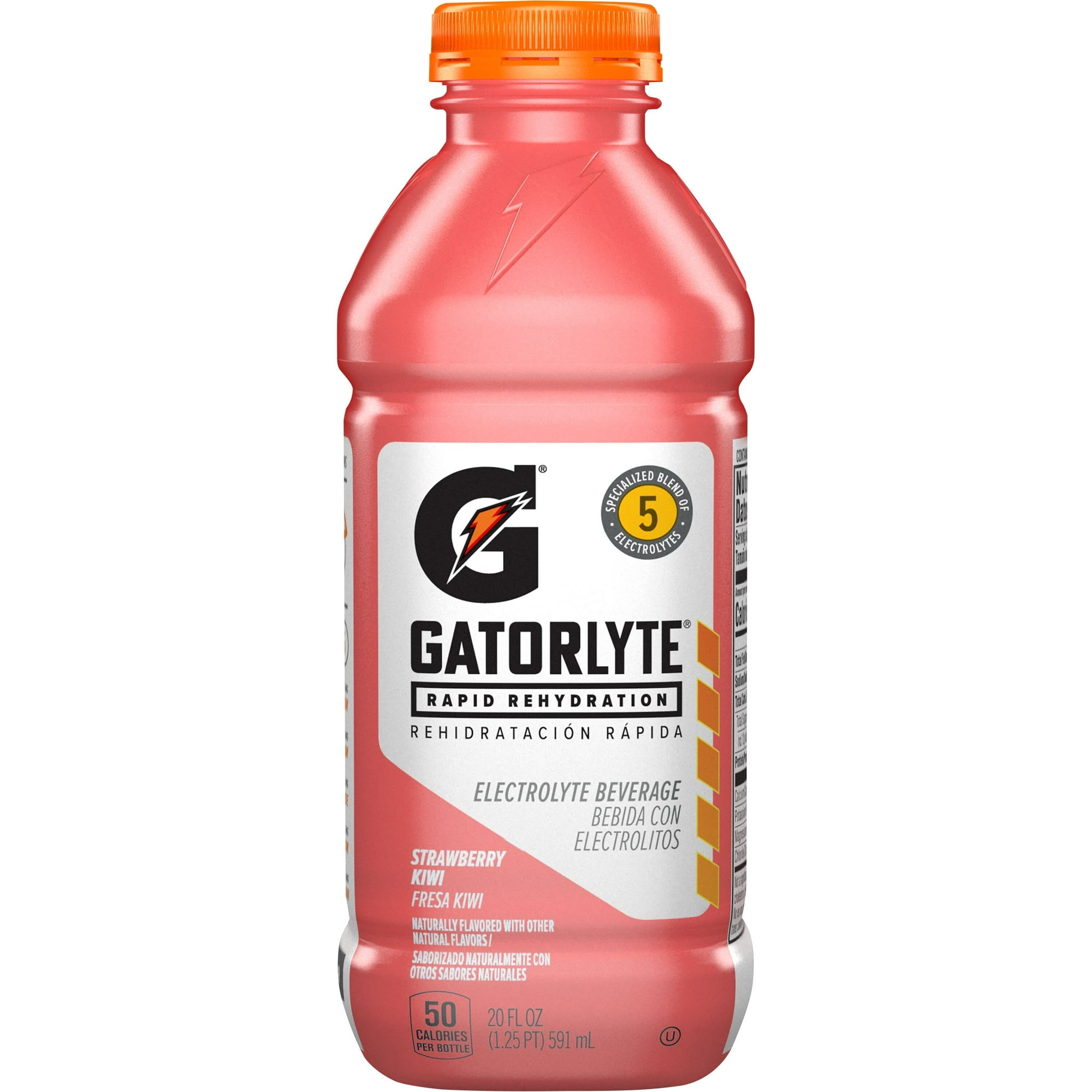 Gatorade Gatorlyte, Strawberry Kiwi Sports Drinks, 20 fl oz, (Pack of 6)